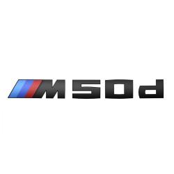 Емблема BMW M50D, чорна - X6 G06, 51142472841