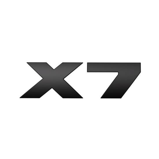 Эмблема BMW X7, черная, 51142472843