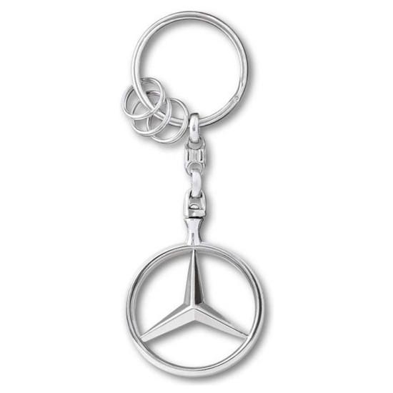 Брелок Mercedes-Benz Key Chains Brussels, серебряный цвет, B66957516
