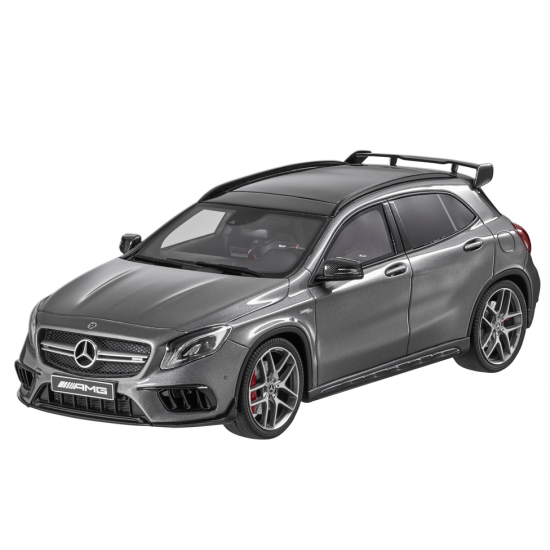 Коллекционная масштабная модель Mercedes Benz Gla-Class Gla45 Amg 2016 гора серый GT SPIRIT 1:18, B66960467