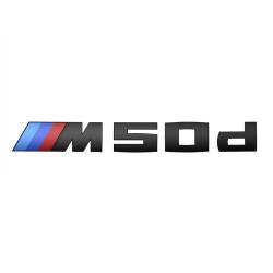 Емблема BMW M50D, чорна, 51142472838