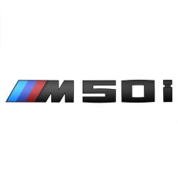 Емблема BMW M50i, чорна - X7 G07, 51142472845
