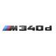 Емблема BMW M340D, чорна, 51142472848