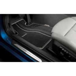 Передние текстильные коврики BMW Urban - 1 серия F20 F21 / 2 серия F22 F23 / M2 F87, антрацит/бежевый, 51472220180