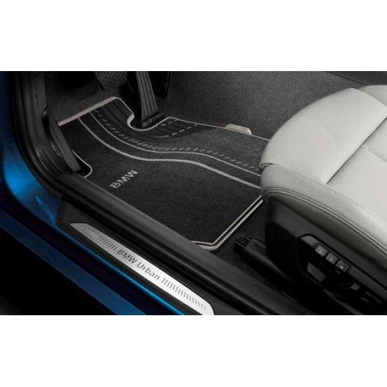 Передние текстильные коврики BMW Urban - 1 серия F20 F21 / 2 серия F22 F23 / M2 F87, антрацит/бежевый, 51472220180