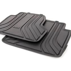 Задние резиновые всепогодные коврики Basis BMW - 4 серия F32 / M4 F82, черный, 51472348158