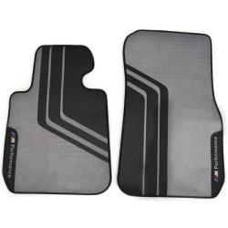 Передние текстильные коврики BMW M Performance X3 F25 / X4 F26, светло-серебристый, 51472407302