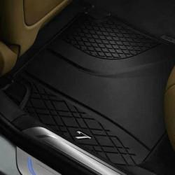 Задние резиновые всепогодные коврики BMW - 7 серии G12, черный, 51472444038