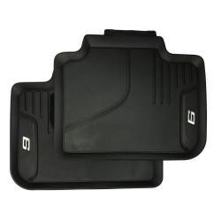 Задние резиновые всепогодные коврики BMW - G32 6 серии GT, черный, 51472446290