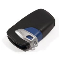 КОЖАНЫЙ ФУТЛЯР ДЛЯ КЛЮЧА BMW LEATHER KEY CASE M SPORT BLUE BLACK, 82292219915