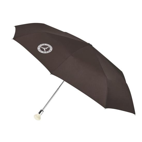 Складана парасолька Mercedes 300 SL Compact Umbrella, Коричневий / Сріблястий, B66041533