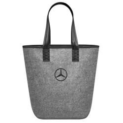 Женская сумка для покупок Женская сумка для покупок Mercedes-Benz, серая, B66952989