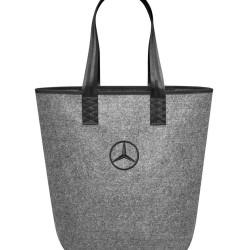 Женская сумка для покупок Женская сумка для покупок Mercedes-Benz, серая, B66952989