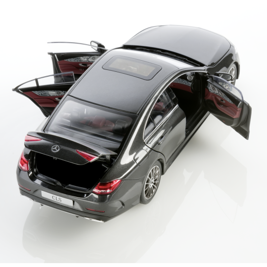 Колекційна масштабна модель Mercedes-Benz CLS Coup? AMG Line (C257), масштаб 1:18, сірий графіт, B66960546