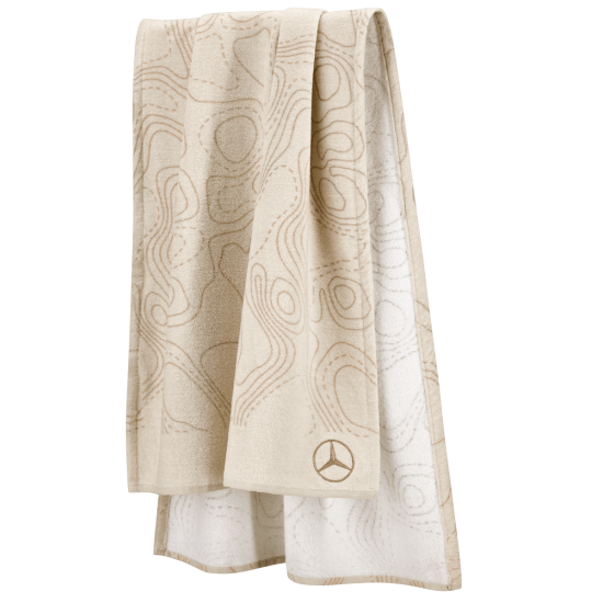 Пляжний рушник Mercedes-Benz Beach Towel, Beige, B67871282 Пляжний рушник Mercedes-Benz Beach Towel, Beige, B67871282