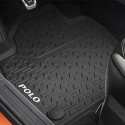 Комплект резиновых ковриков, цвет титановый черный VOLKSWAGEN POLO 6 (2G)