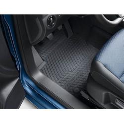 Комплект резиновых ковриков, цвет титановый черный VOLKSWAGEN CADDY 