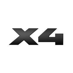 Емблема BMW X4, чорна,51142472834