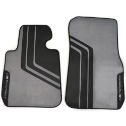 Передние текстильные коврики BMW M Performance X3 F25 / X4 F26, светло-серебристый, 51472407302