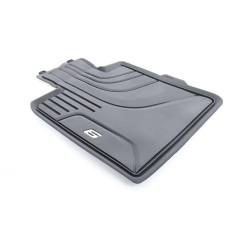 Передние резиновые всепогодные коврики BMW - G32 6 серии GT, черный, 51472446289