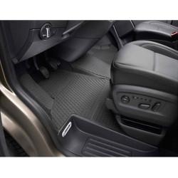 Комплект передних резиновых ковриков, цвет титановый черный VOLKSWAGEN VW TRANSPORTER T5 T6 