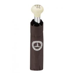 Складной зонт Mercedes 300 SL Compact Umbrella, коричневый / серебристый, B66041533