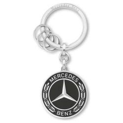 Брелок для ключів Mercedes-Benz, нержавіюча сталь Untert?rkheim, чорний / сріблястий, B66953307