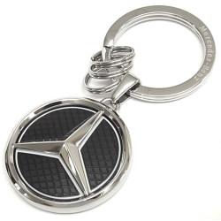 Оригинальный брелок Mercedes-Benz Key Ring, Las Vegas, серебристый / черный / белый, B66958326