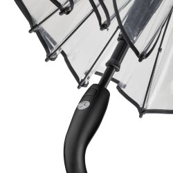 Прозрачный зонт-трость Mercedes-Benz Umbrella, Transparent / Black, B66958959