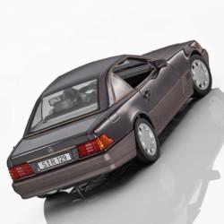 Колекційна модель Mercedes-Benz 500 SL R129, масштаб 1:18, колір борнітовий