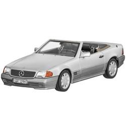 Коллекционная модель Mercedes-Benz 500 SL R129, масштаб 1:18, цвет серебряный бриллиантовый