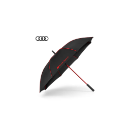 Зонтик Audi Sport, Umbrella Automatic Umbrella with Audi Sport Logo, Black/Red, 3122200200