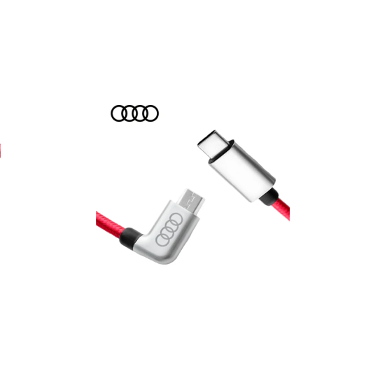 Оригінальний адаптер, кабель для зарядки Audi USB type-C charging cable for Lightning devices, 8S0051435K