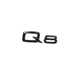 Емблема, значок Audi Lettering Q8 Black Tuning Exclusive Black Edition Emblem, 4M8071803
