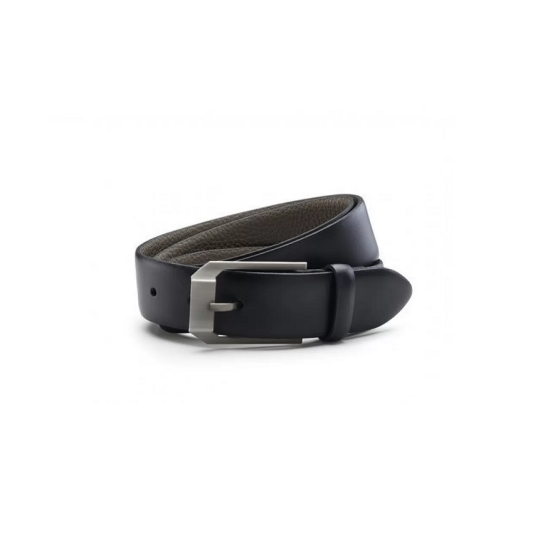 Двусторонній шкіряний ремінь Volkswagen Leather Reversible Belt Black-Taupe, 000084310APG