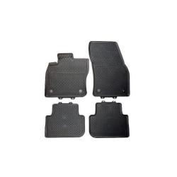 Оригинальные  коврики в салон для Volkswagen Tiguan '16- резиновые, черные, 4 клипсы, 5NB06150082V