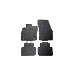 Оригинальные  коврики в салон для Volkswagen Tiguan '16- резиновые, черные, 4 клипсы, 5NB06150082V