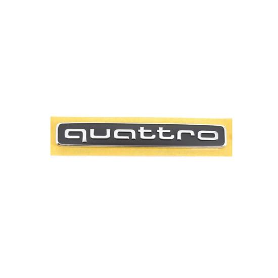 Емблема задньої кришки багажника "Quattro" Audi Q7 16-17, Rear Trunk Lid Chrome "Quattro" Emblem, 4M08537372ZZ