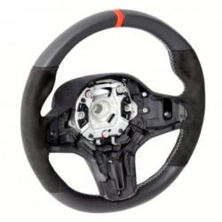 Руль BMW M Performance, черный / красный, 32302448757