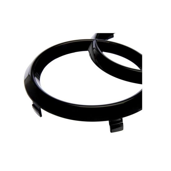 Емблема AUDI Q7/SQ7 GLOSSY BLACK OPTIC GRILLE RINGS EMBLEM, 4M0071801