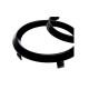 Емблема AUDI Q7/SQ7 GLOSSY BLACK OPTIC GRILLE RINGS EMBLEM, 4M0071801