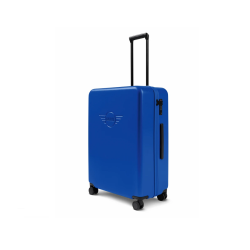 Чемодан на колесиках с логотипом MINI WING, 76 л, blue, 80225B320E2