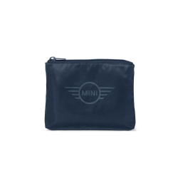 Клатч з логотипом MINI WING, синій, 80225B320D5