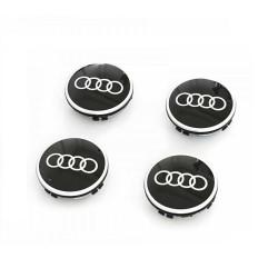 Ковпак колеса динамічний, Audi Dynamic Spinning Center Hub Cap Black Genuine, 4M8071006A