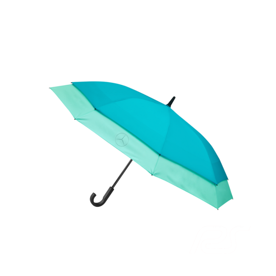 Зонт-трость Mercedes-Benz Conventional Umbrella, Stretch, petrol/mint , B66954816