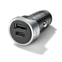 Двойное USB-зарядное устройство BMW для типов A и -C, черное / серое, 65412458286