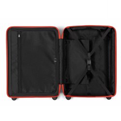 Чемодан на колесах с логотипом MINI WING, красная, 76л, 80225B320E4