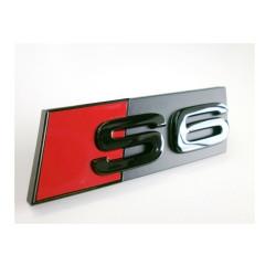 Оригінальний Audi / S6 (з 2019) логотип "S6" для решітки чорного кольору, Original Audi / S6 (from 2019) logo "S6" for grill in black, 4K0071805