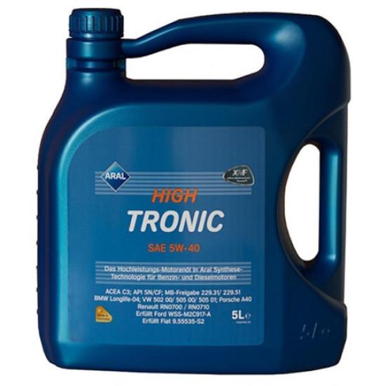 Масло моторное Aral HighTronic 5W-40 5L (1529F9)