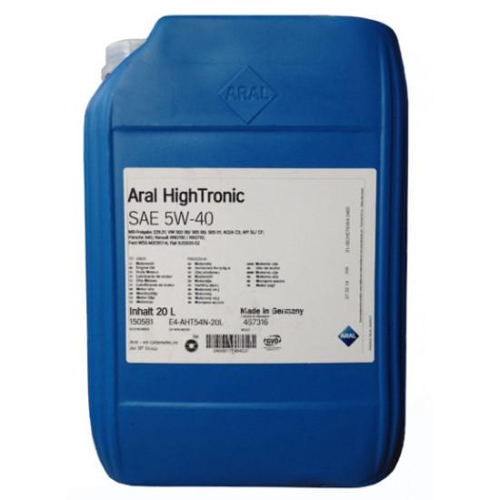 Моторное масло Aral HighTronic 5W-40 20л.1505B1